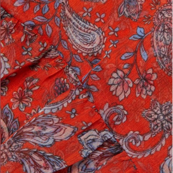 MISA - Kiera Paisley Off-Shoulder Maxi Dress - Picture 4 of 9